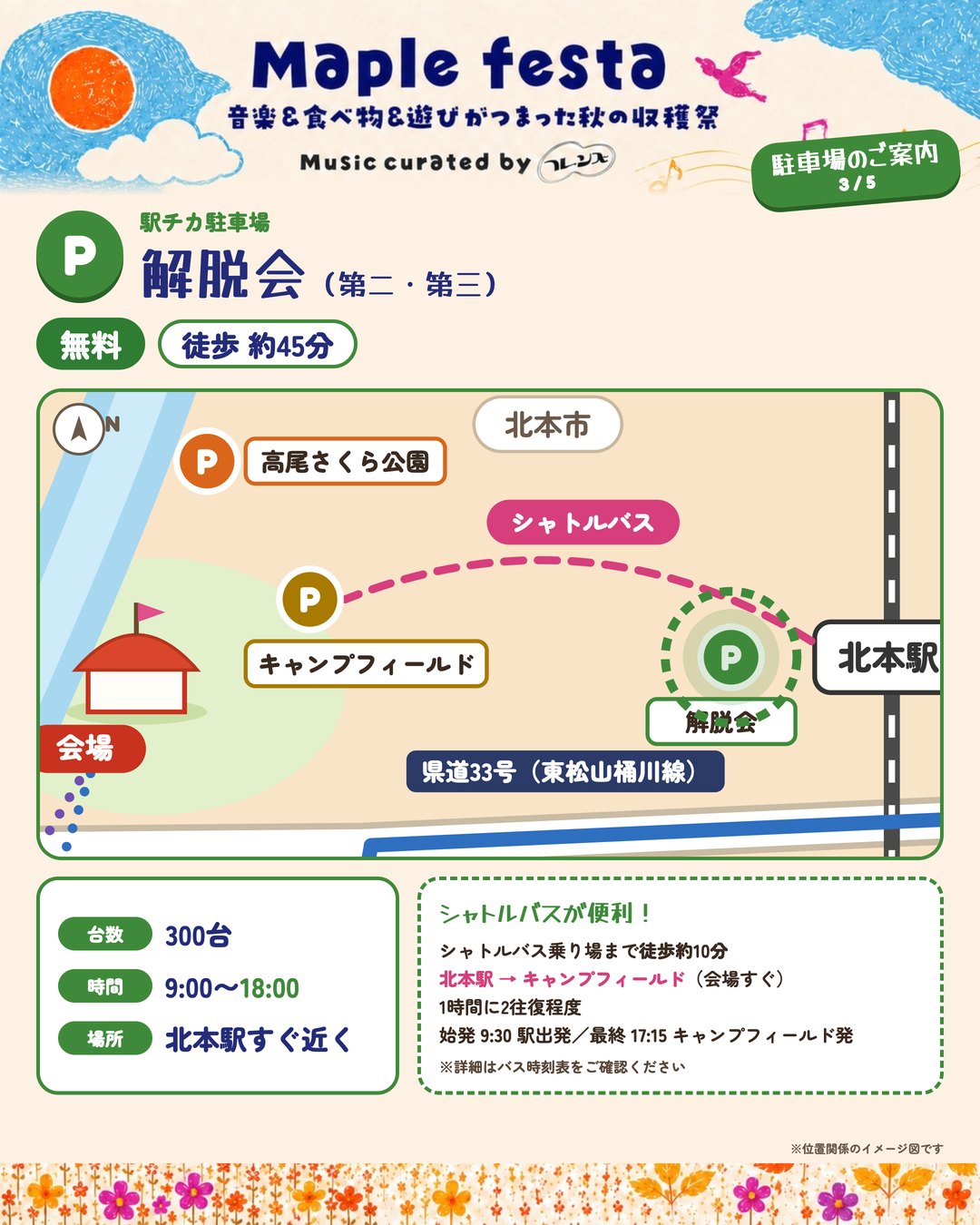 駅チカ駐車場 解脱会（第二・第三）のご案内