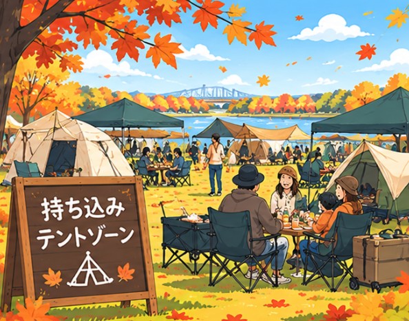 BBQ・持ち込みテントゾーン
